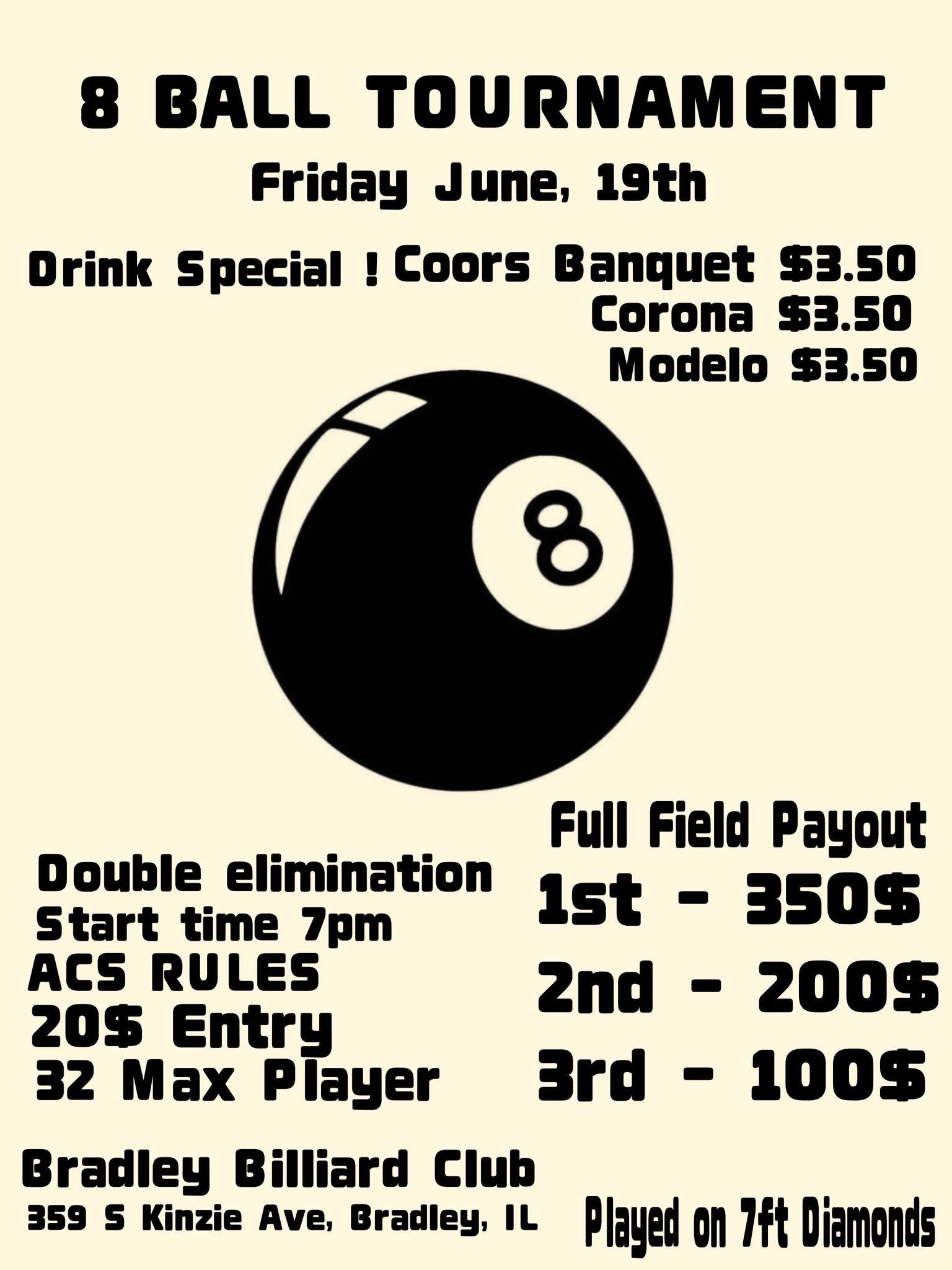 Tournament flyer / rules image
