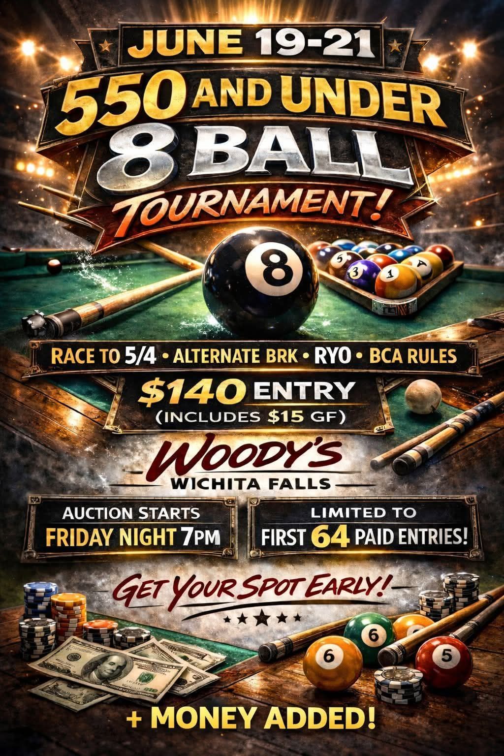 Tournament flyer / rules image