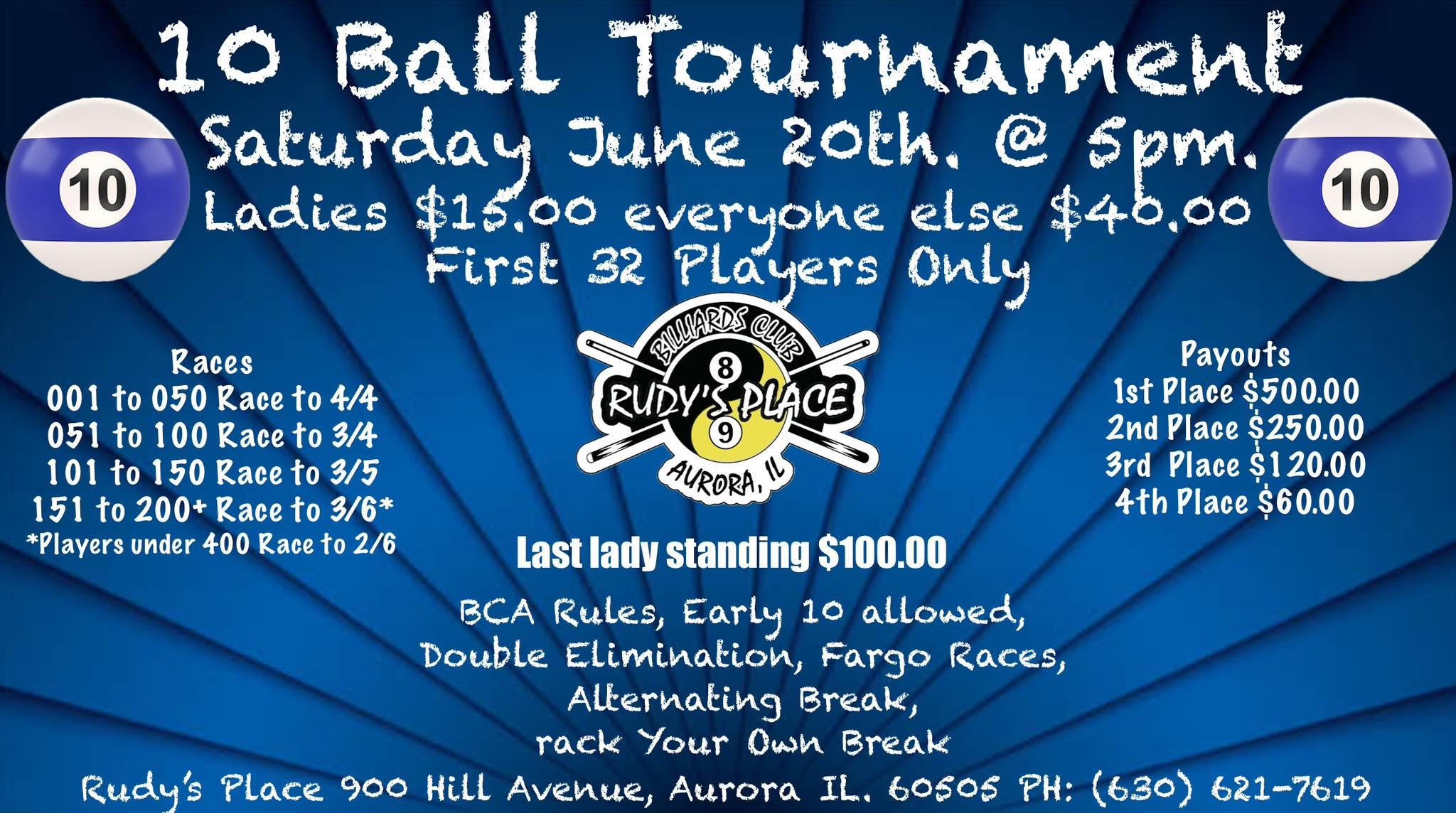 Tournament flyer / rules image