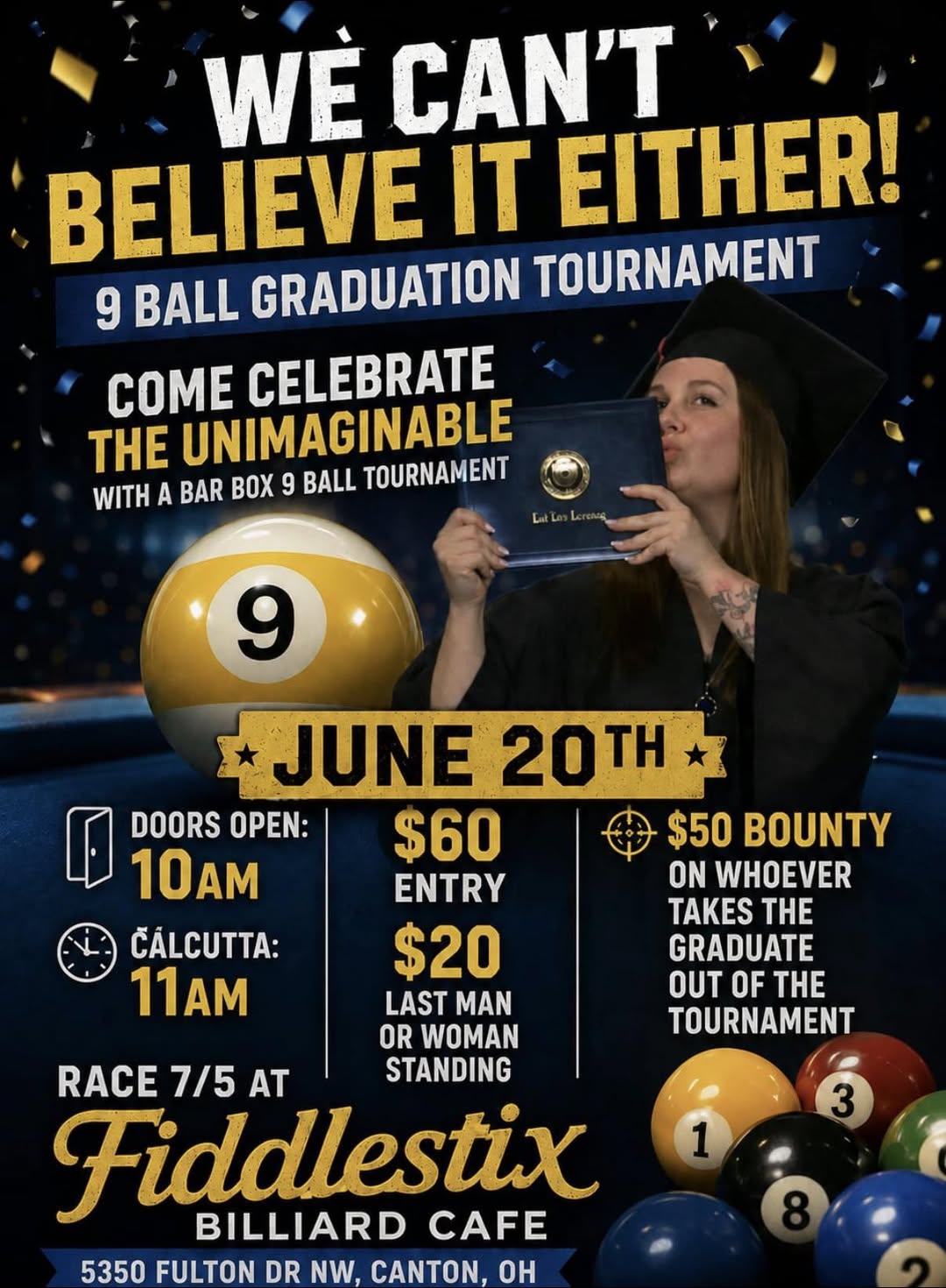 Tournament flyer / rules image