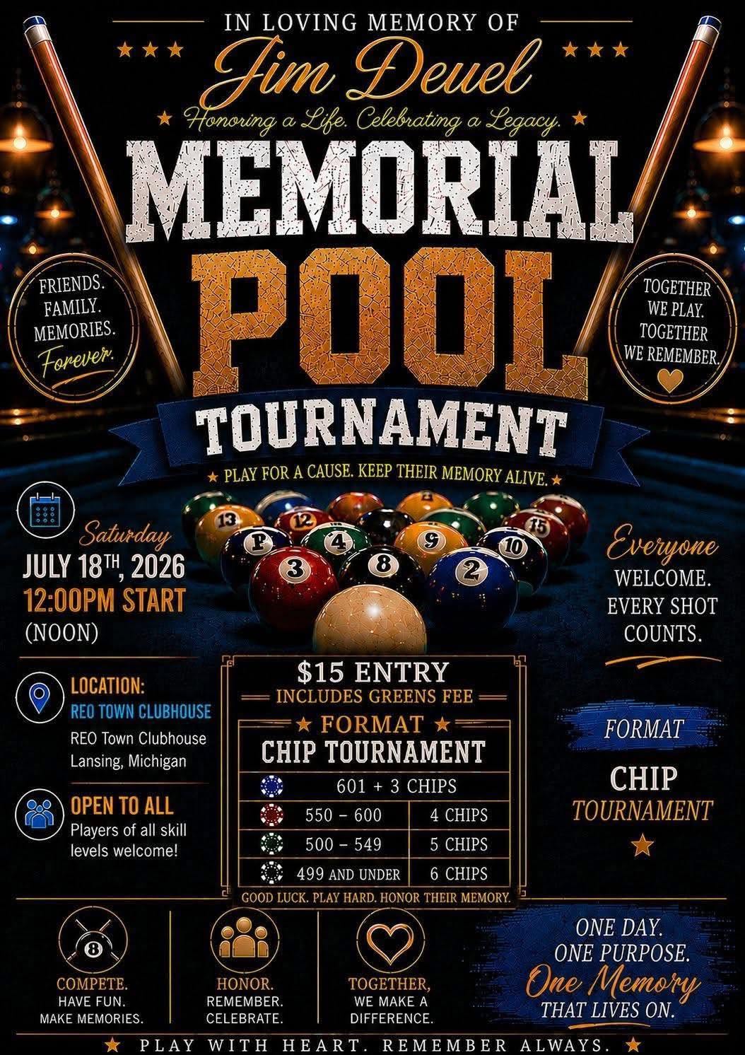 Tournament flyer / rules image