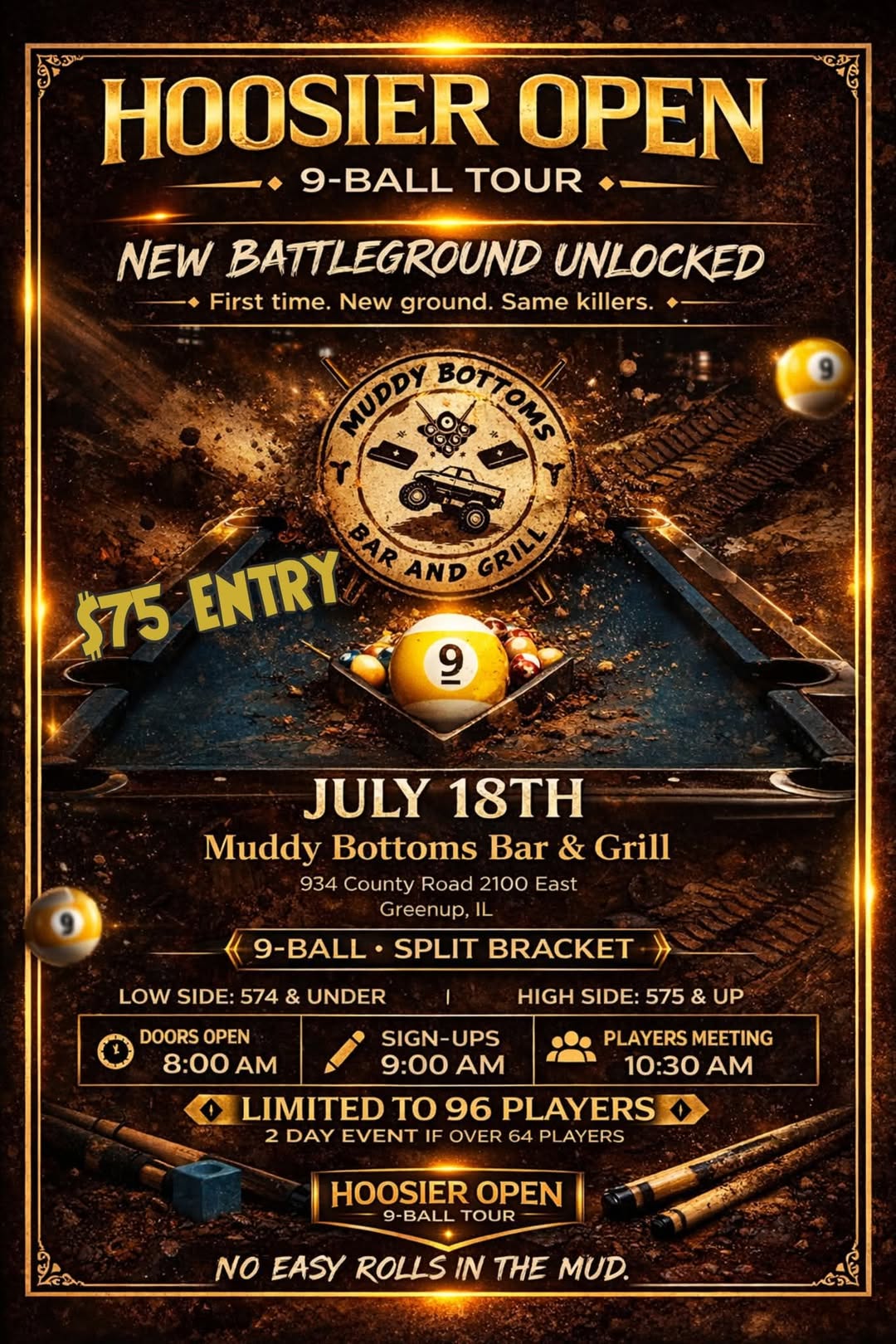 Tournament flyer / rules image