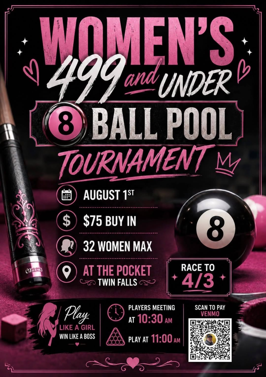 Tournament flyer / rules image