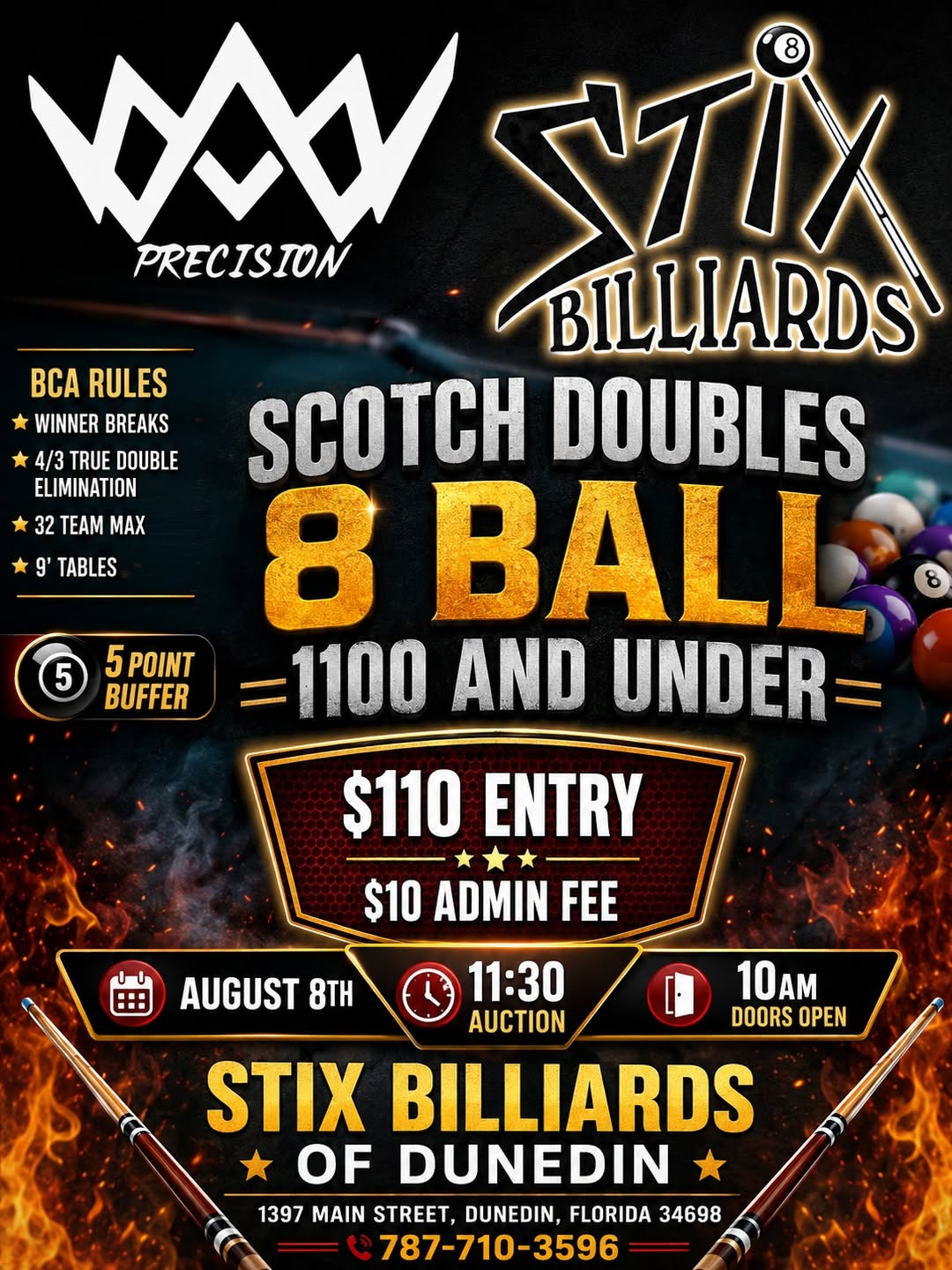 Tournament flyer / rules image