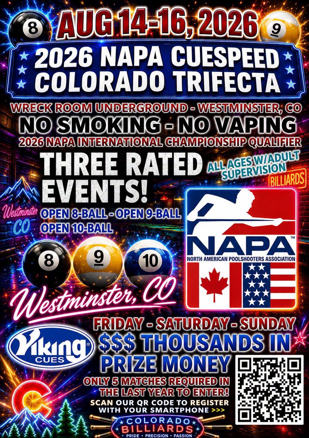Tournament flyer / rules image