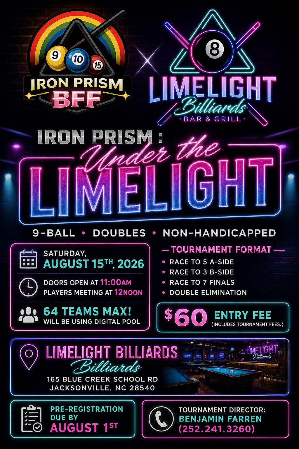 Tournament flyer / rules image