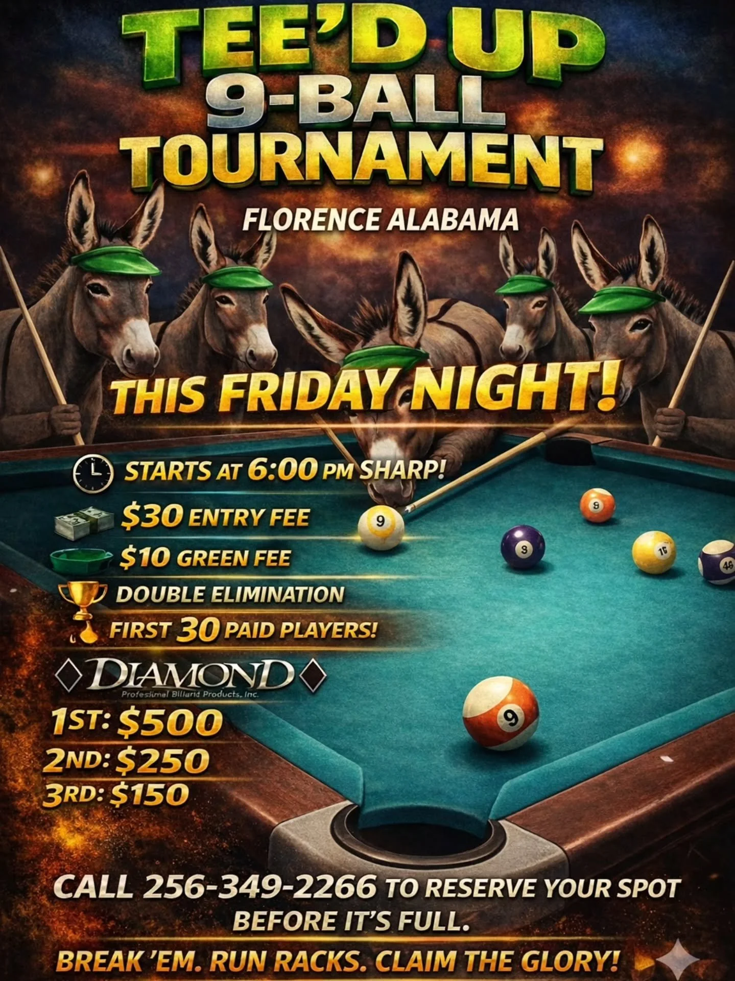 Tournament flyer / rules image