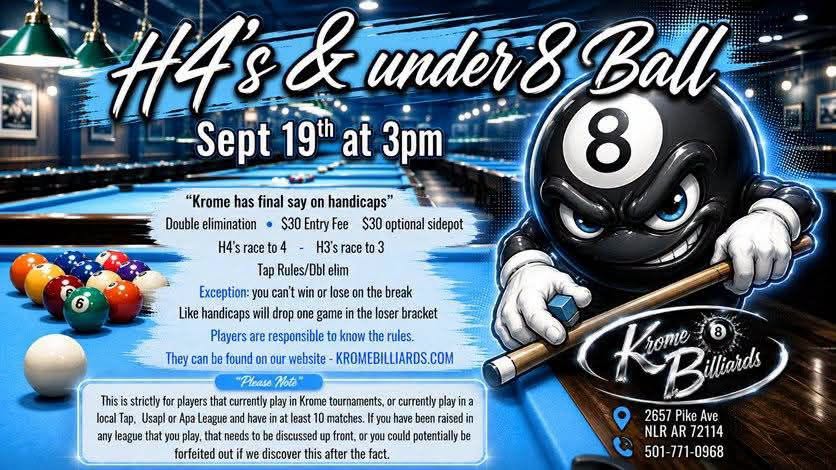 Tournament flyer / rules image
