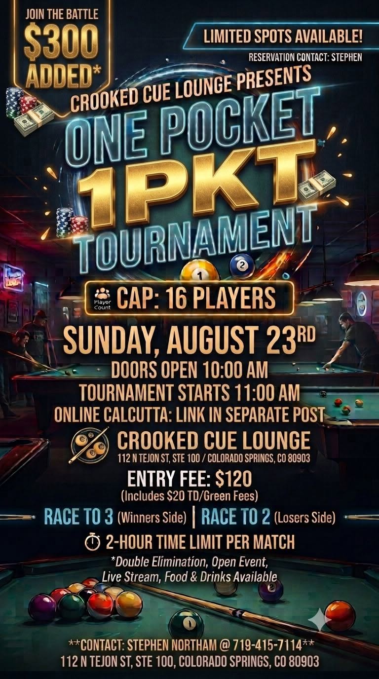 Tournament flyer / rules image