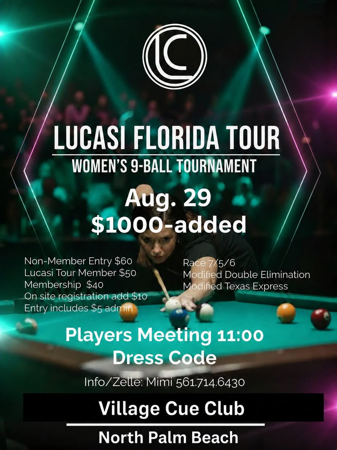 Tournament flyer / rules image
