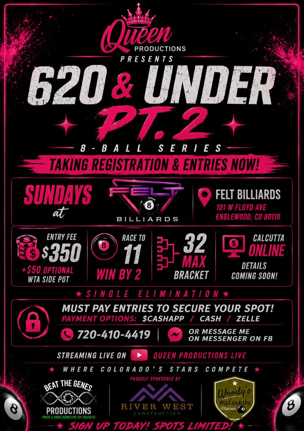 Tournament flyer / rules image