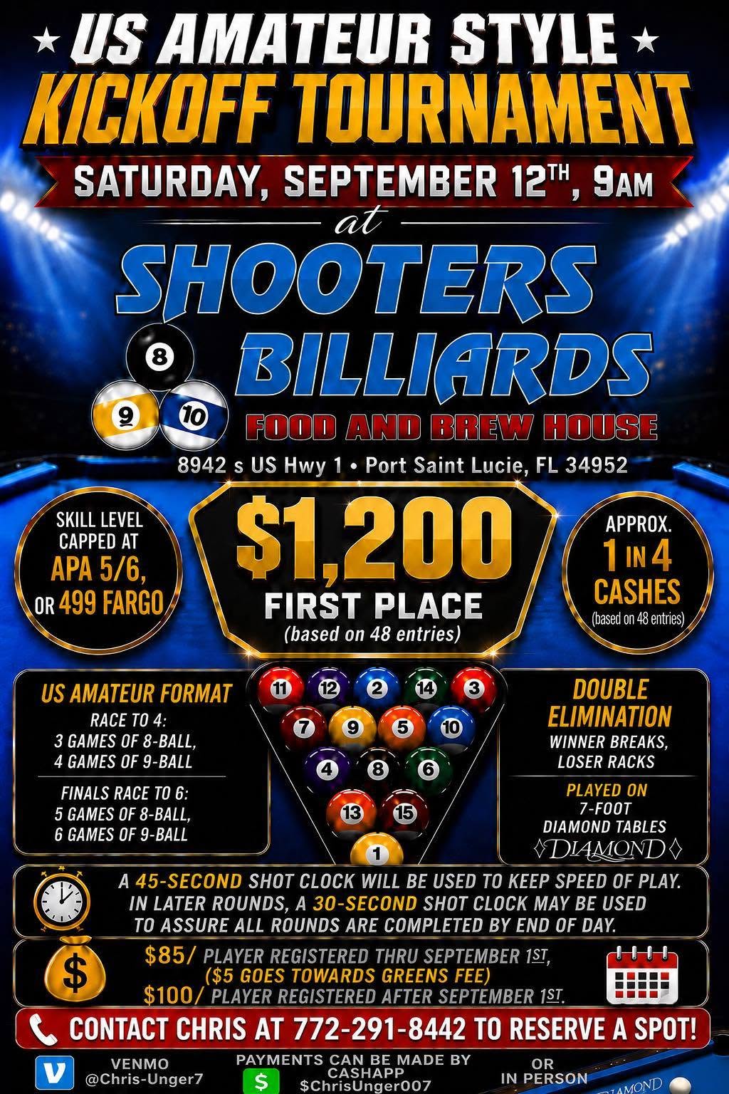 Tournament flyer / rules image
