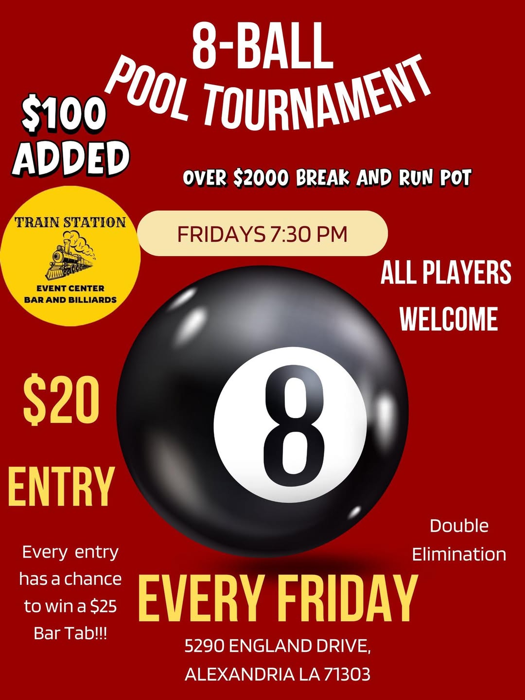 Tournament flyer / rules image