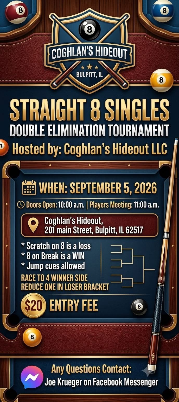 Tournament flyer / rules image