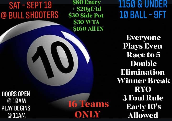 Tournament flyer / rules image