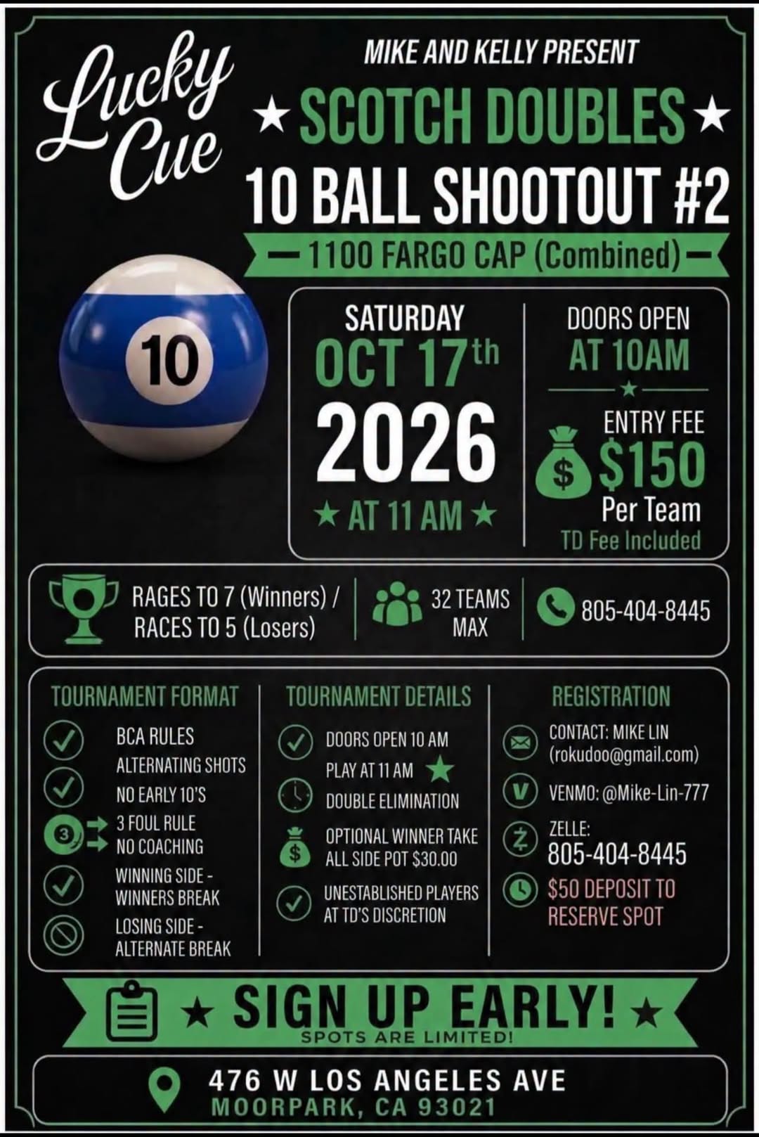 Tournament flyer / rules image
