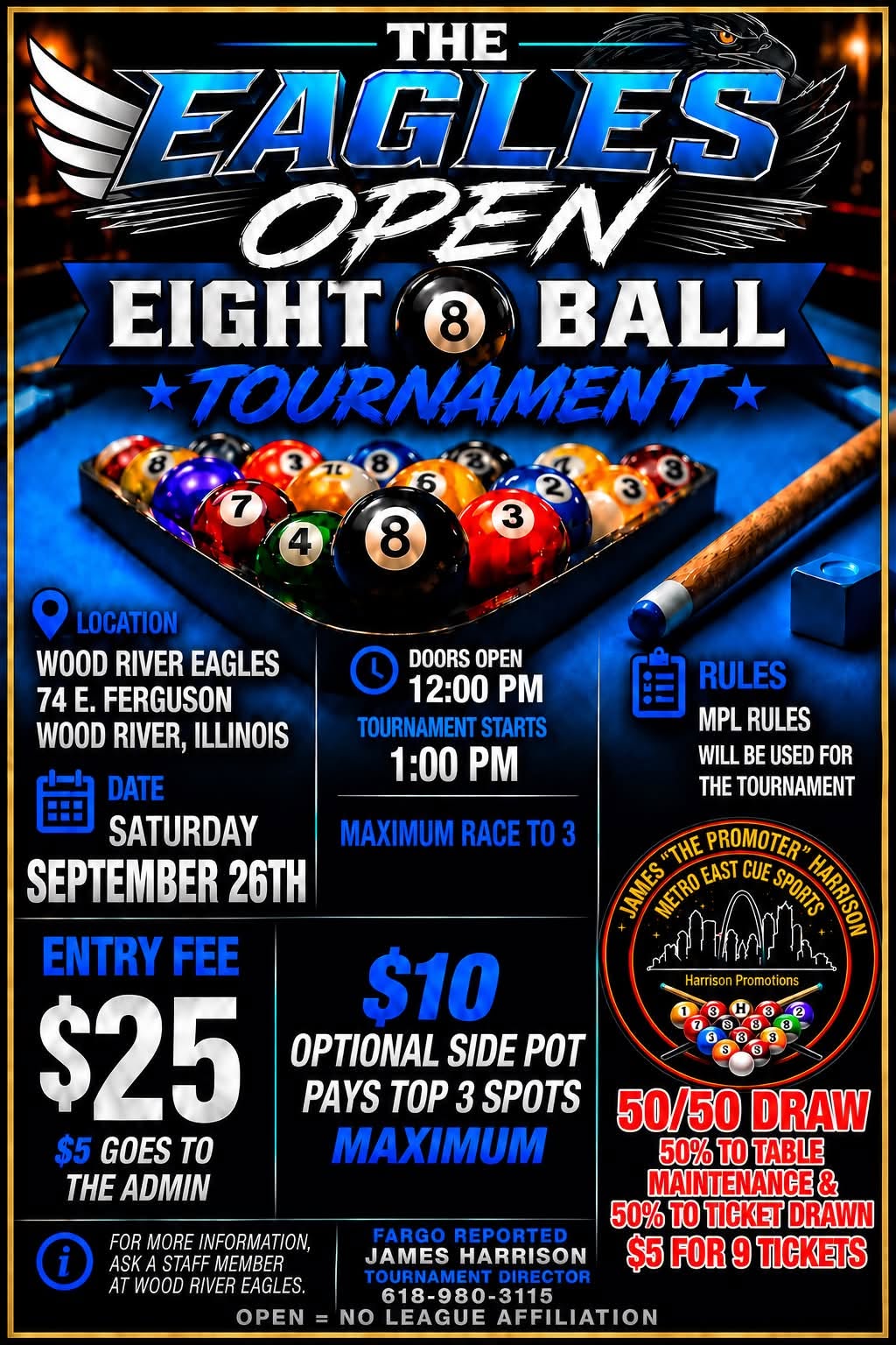 Tournament flyer / rules image
