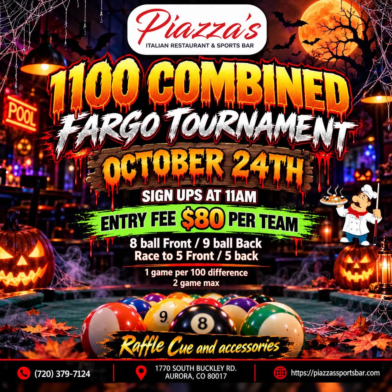 Tournament flyer / rules image