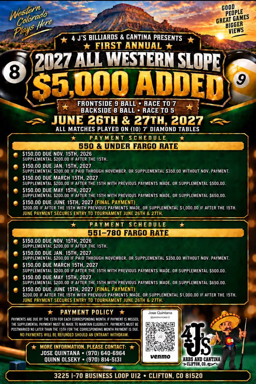 Tournament flyer / rules image