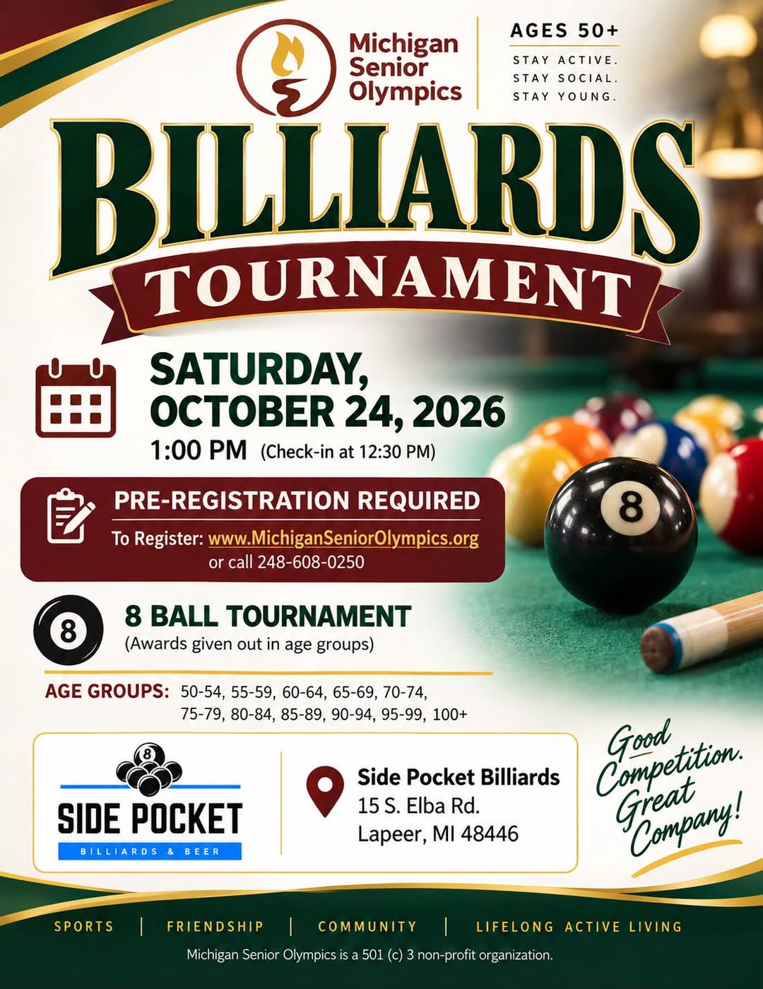 Tournament flyer / rules image
