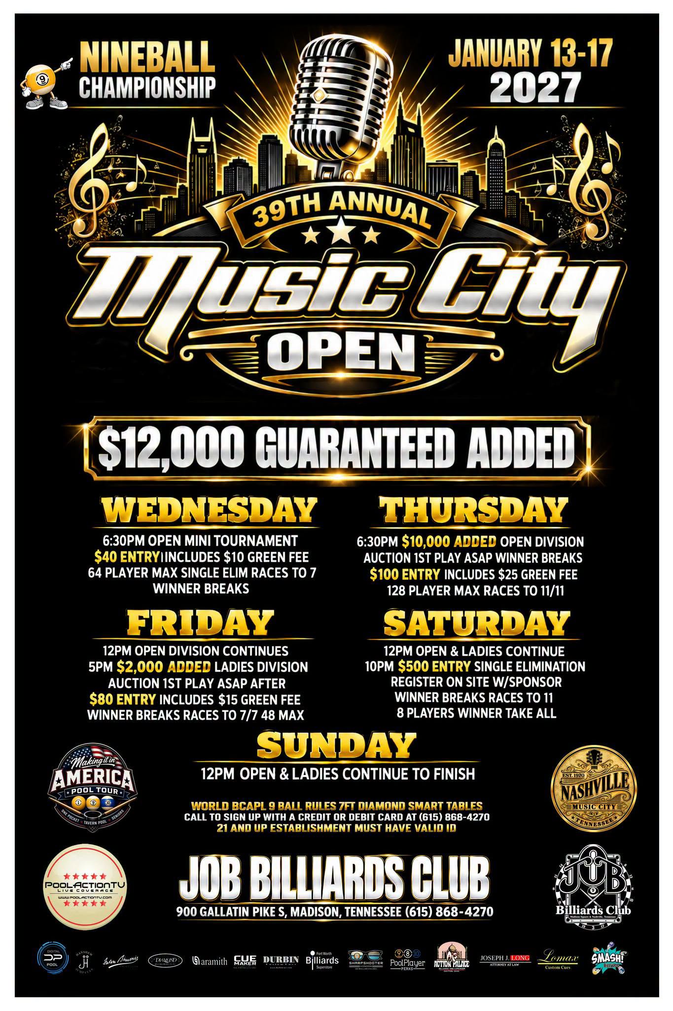 Tournament flyer / rules image